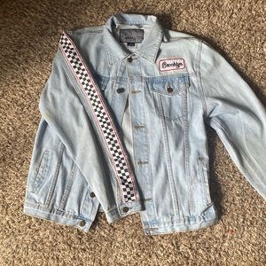 Brooklyn Cloth Denim Checker print jacket